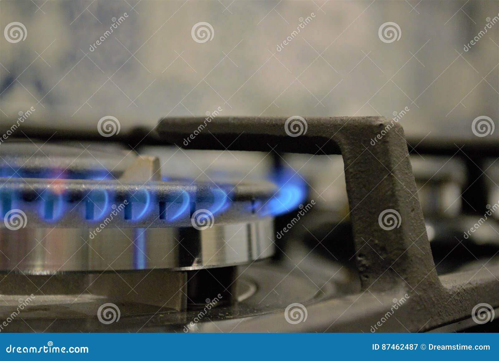 Burning gas stock image. Image of ring, stove, blue, burns 87462487