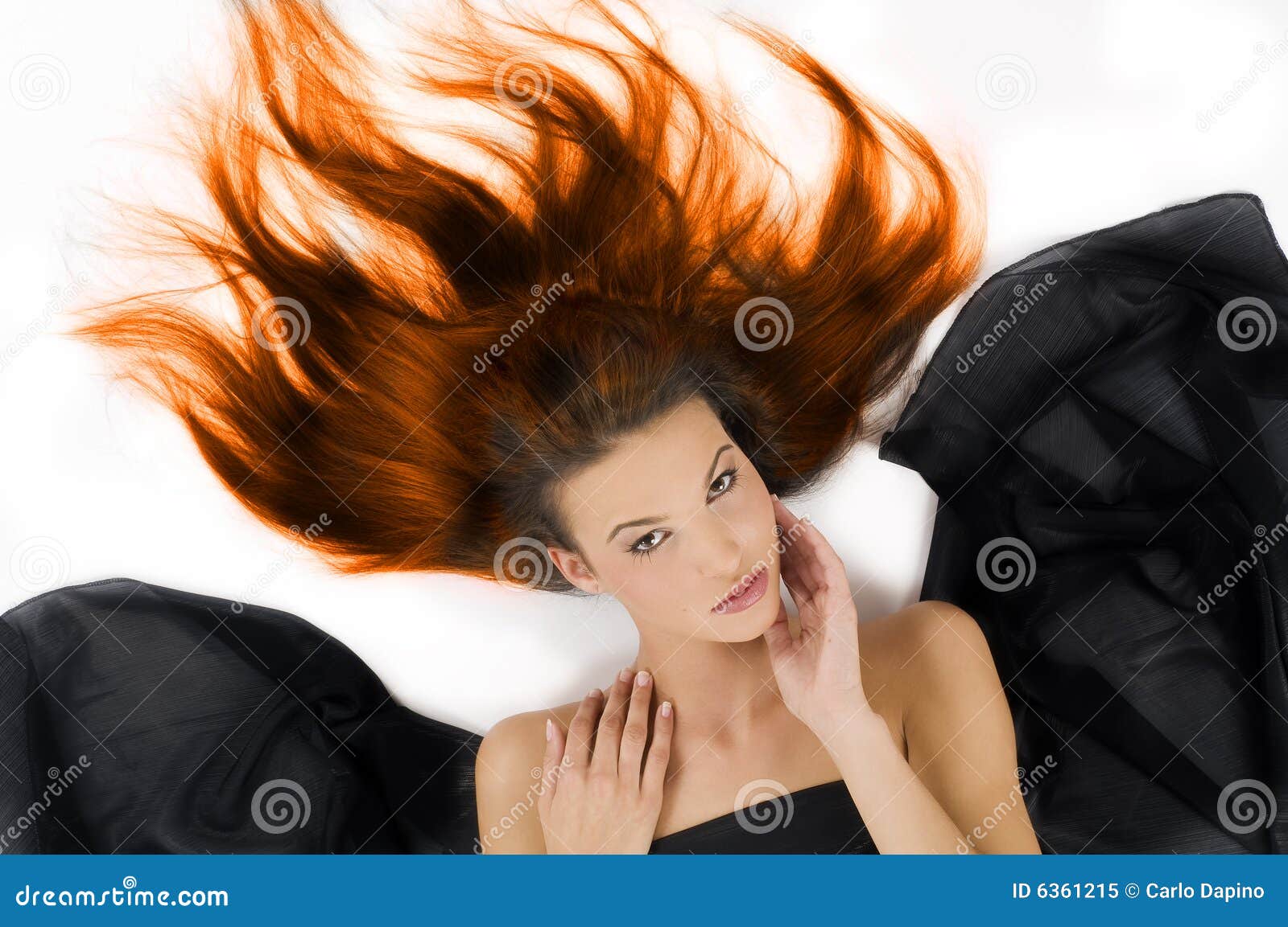 Burning Hair Royalty Free Stock Photo Image 6361215