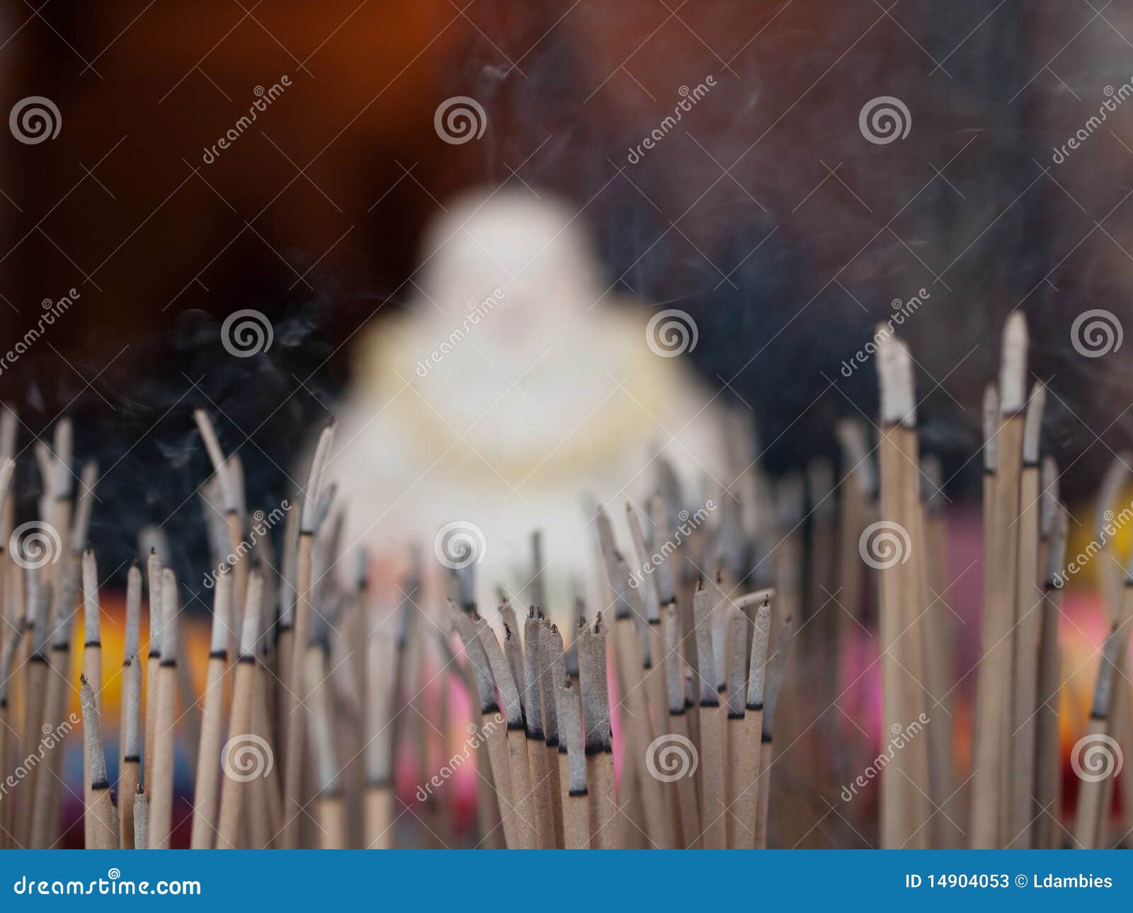 Burning incense sticks stock image. Image of spiritual 14904053