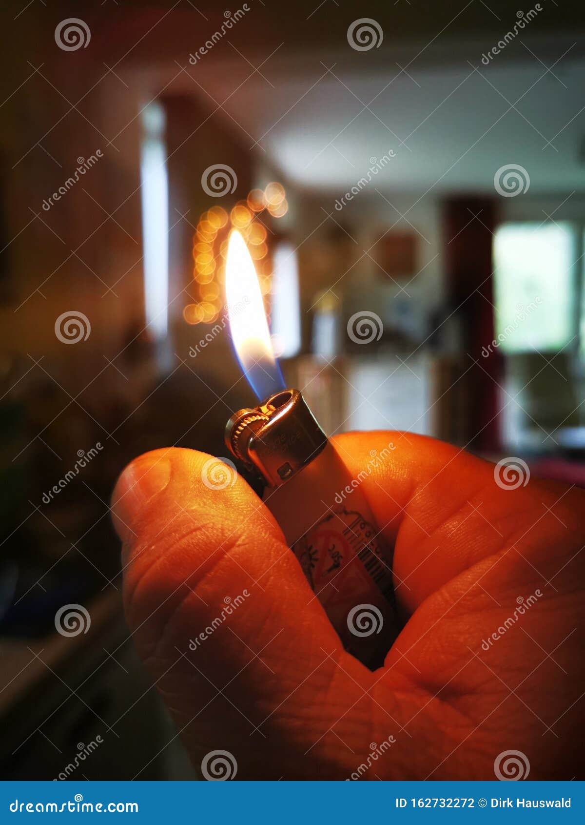 A Burning Light in a Human Hand Stock Photo Image of glowing, light