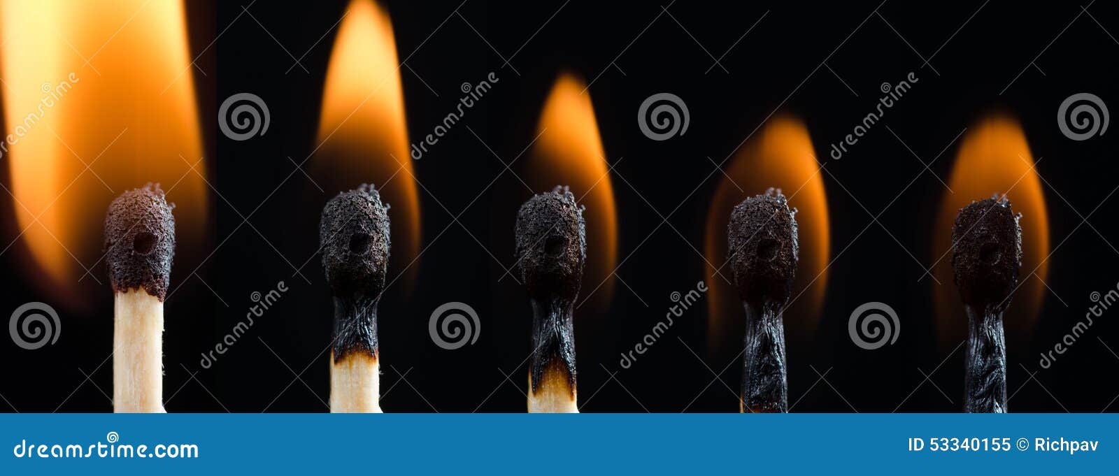 Burning match stock image. Image of flaming, horizontal 53340155