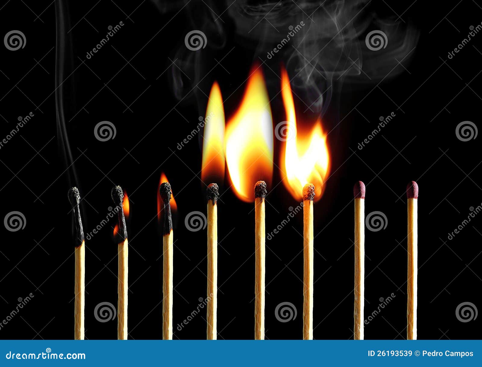 Burning matches stock image. Image of explode, dark, flame 26193539