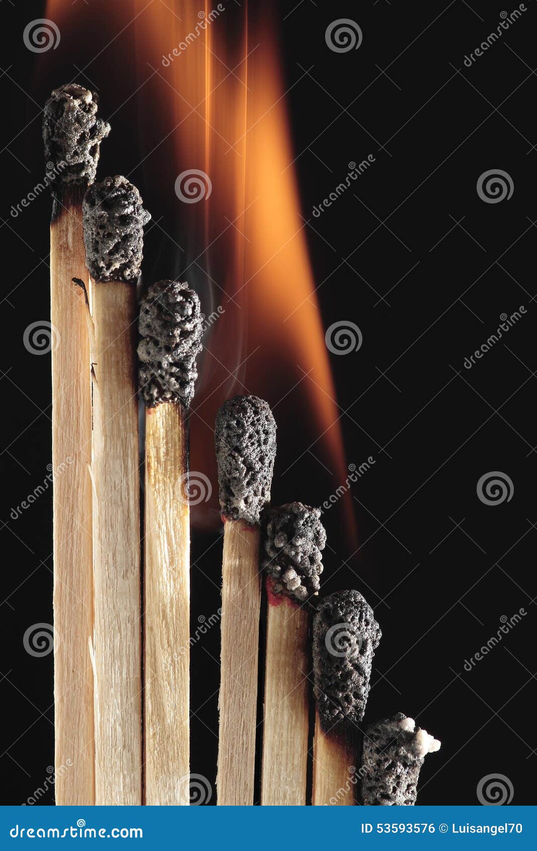 Burning matches stock photo. Image of object, ignition 53593576