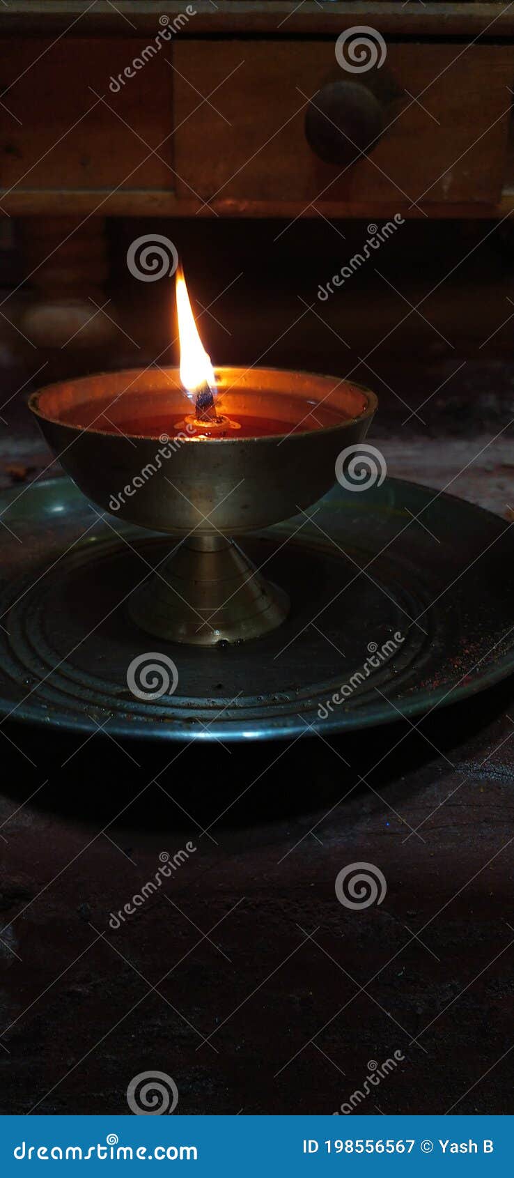 Burning Oil Lamp, Indian Tradition Oil Lamp Stock Image Image of