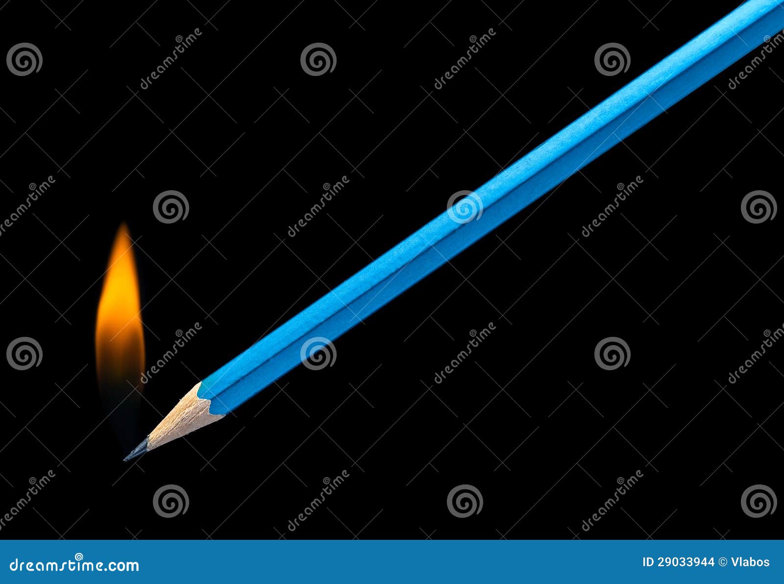 Burning pencil stock photo. Image of flame, marker, burning 29033944