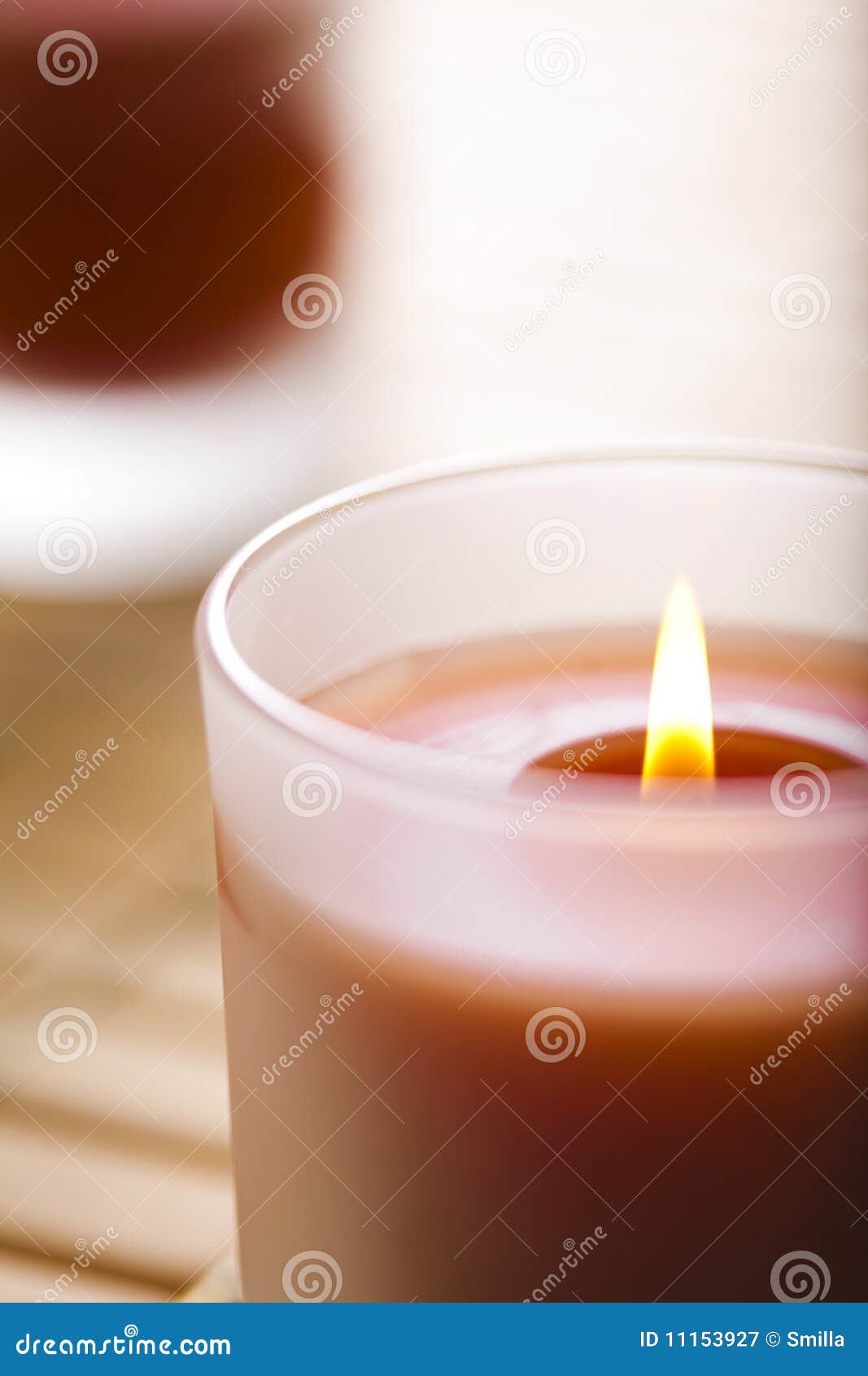Burning scented candles stock image. Image of scene, decoration 11153927