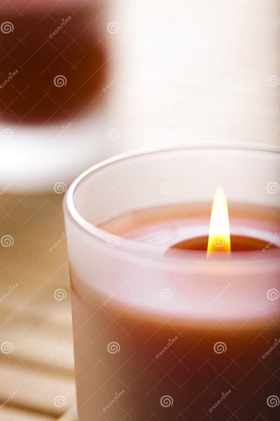 Burning scented candles stock image. Image of scene, decoration 11153927