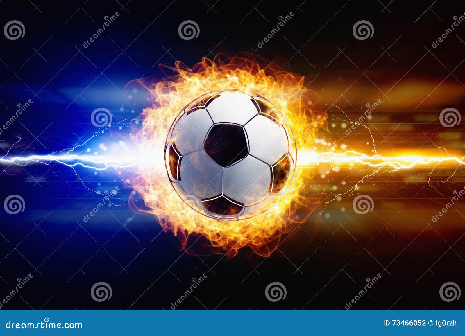 Fire Soccerball Stock Photos - 654 Images