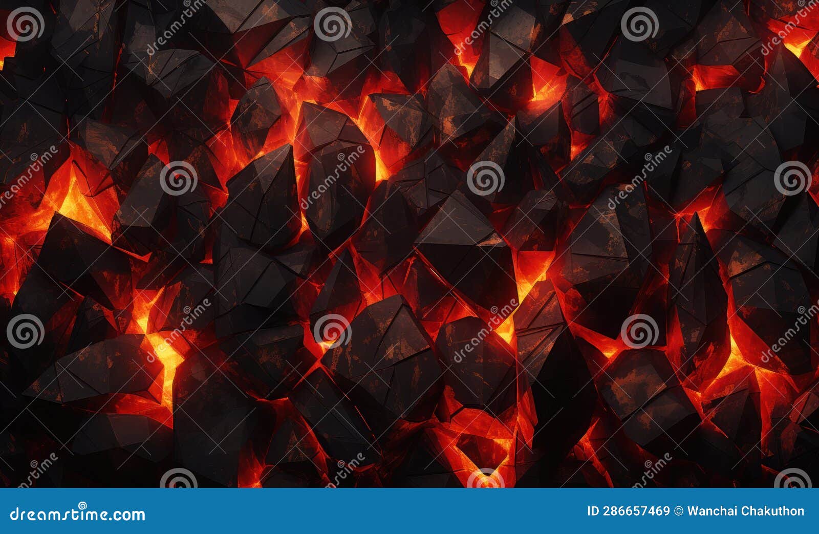 Burning Stone Background. Illustration of a Burning Stone Texture Stock