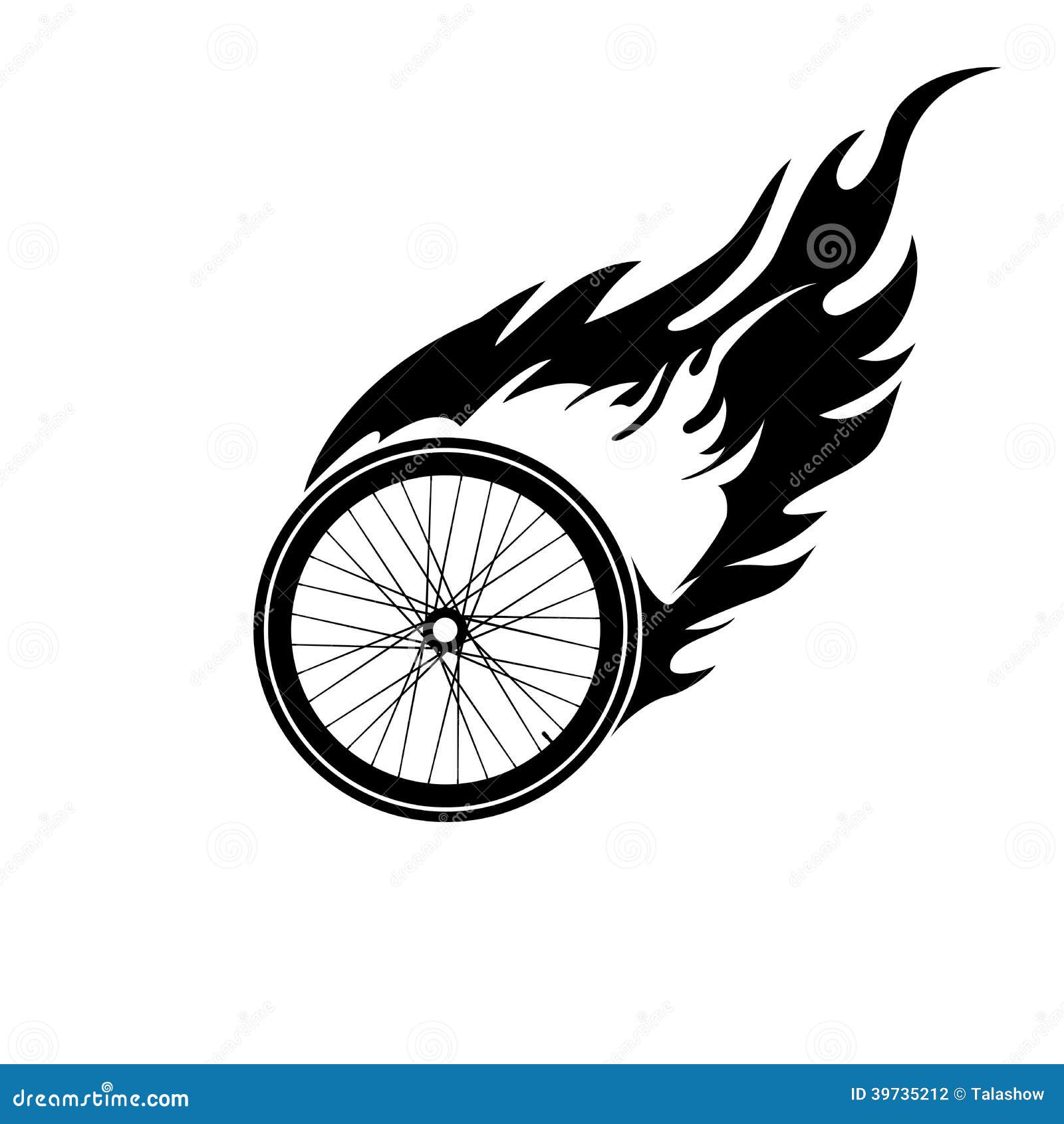 bike wheel logo