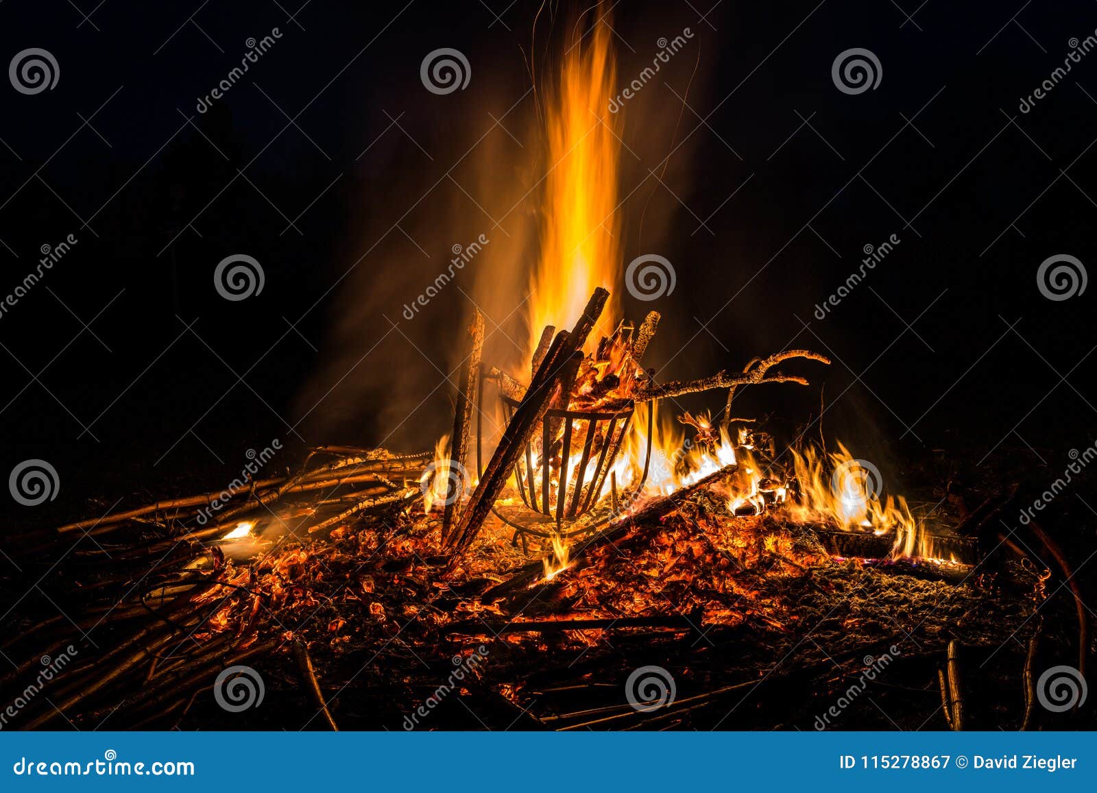 Easter fire tradition stock image. Image of basket, wood 115278867