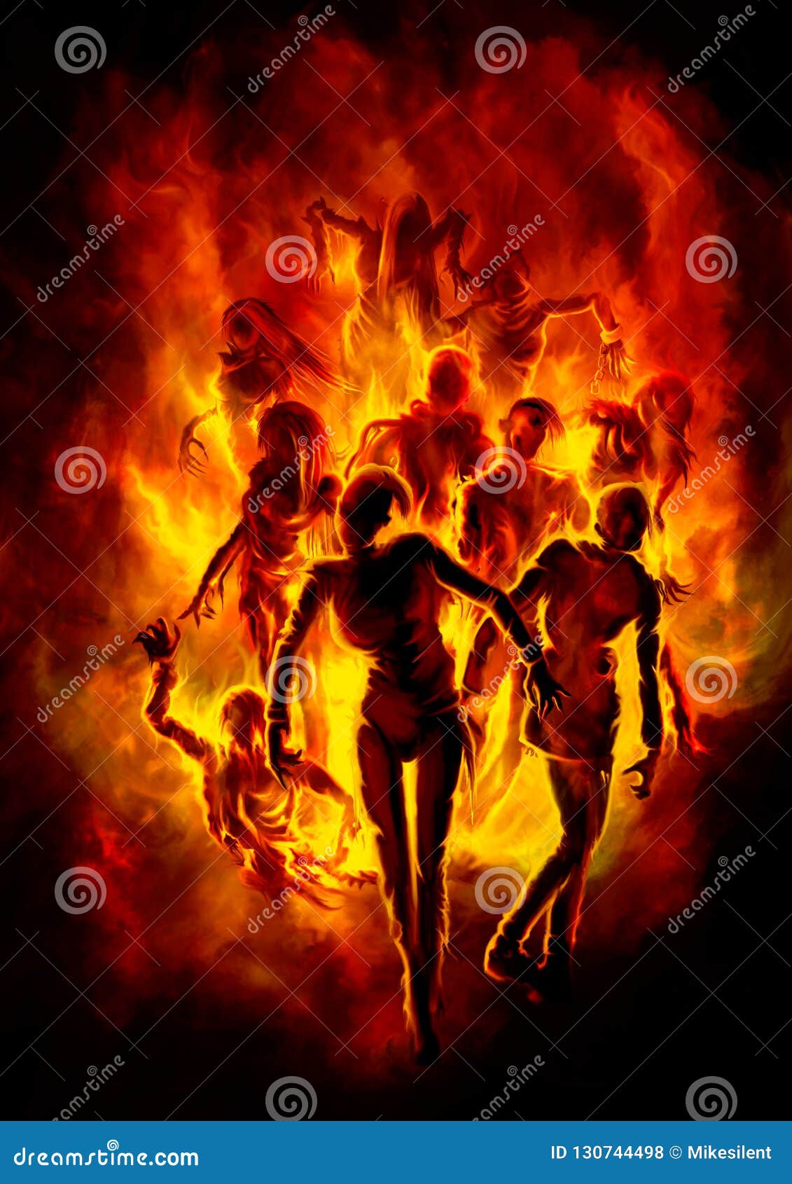 [Mission JL] L'infection Burning-zombies-illustration-crowd-fire-130744498