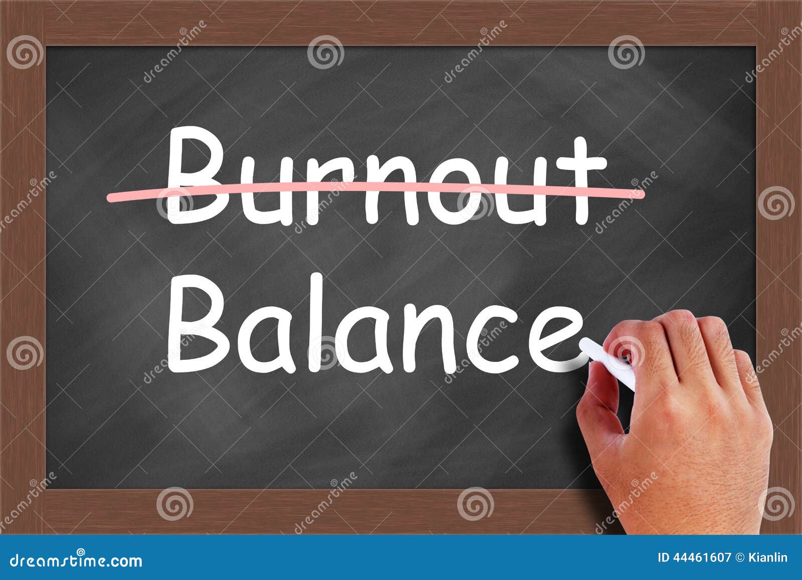 burnout balance concept