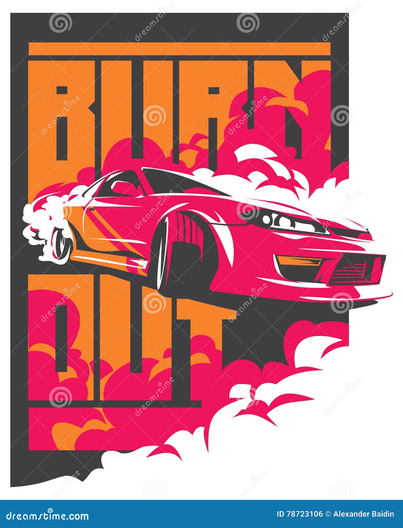 burnout car, japanese drift sport, jdm,