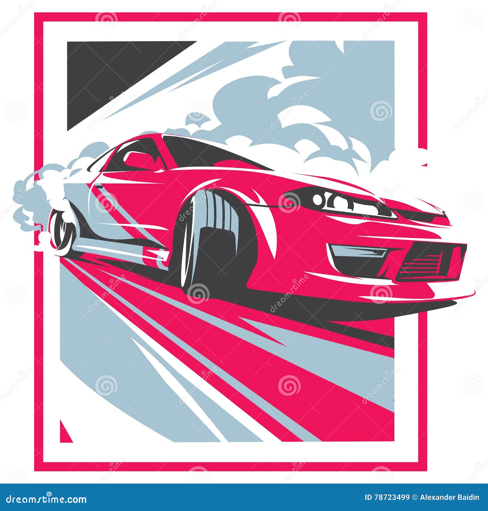 Japanese Car Decals Stock Illustrations – 56 Japanese Car Decals Stock  Illustrations, Vectors & Clipart - Dreamstime