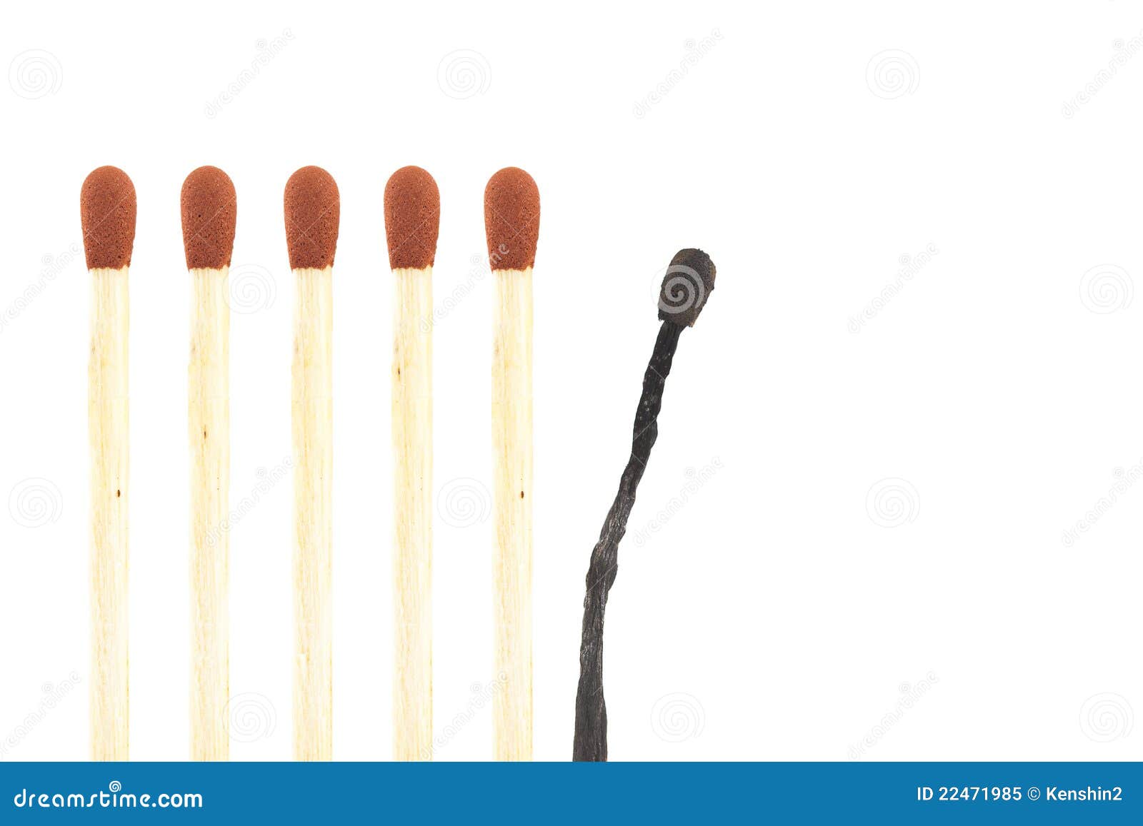 Burnout matches stock image. Image of burn, lonely, isolated 22471985