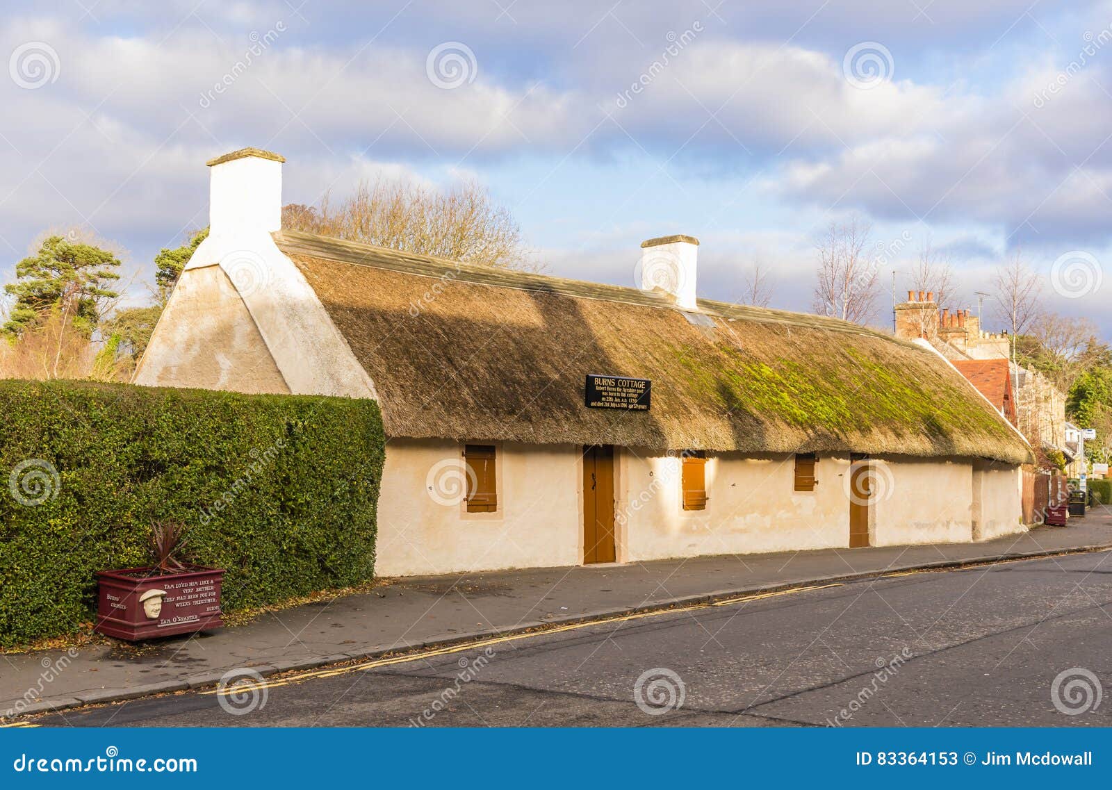 Burns Cottage Alloway Stock Image Image Of Roof History 83364153