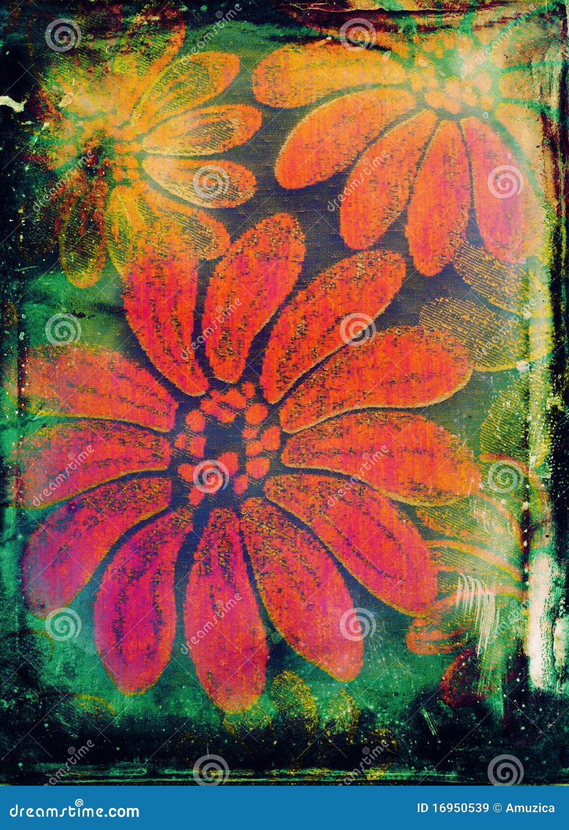 Burnt floral background stock illustration. Illustration of antique