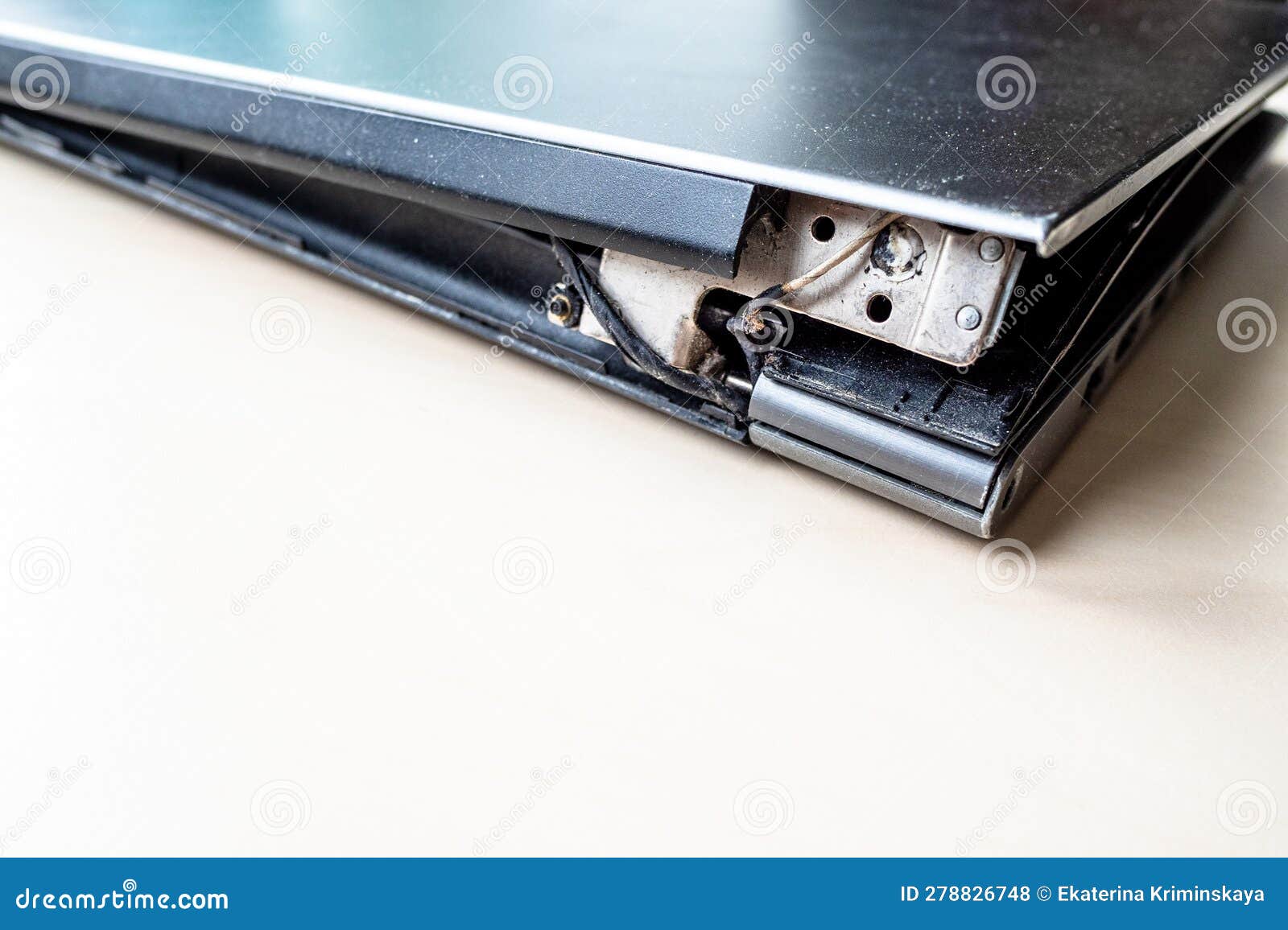 Burnt Power Outlet. Meltedoff And Burned Plastic Socket Of Power