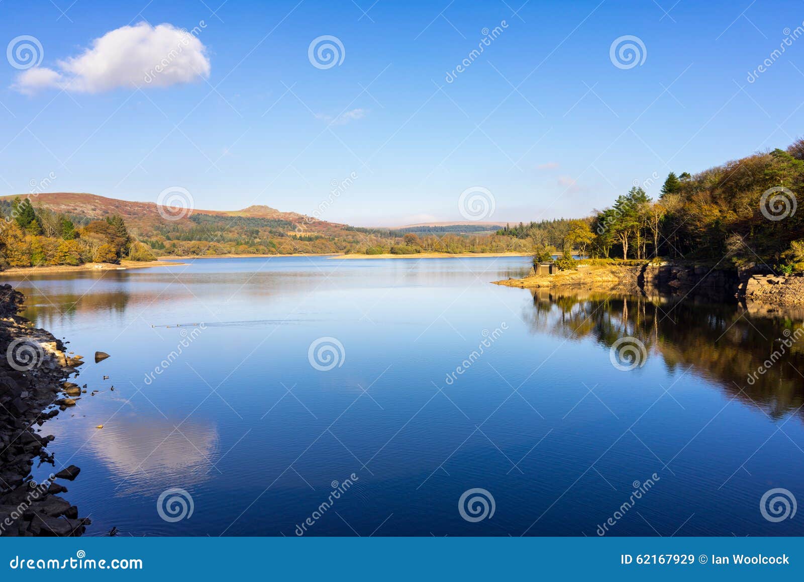 Burrator Reservoir Dartmoor Devon Stock Image - Image of lakes ...