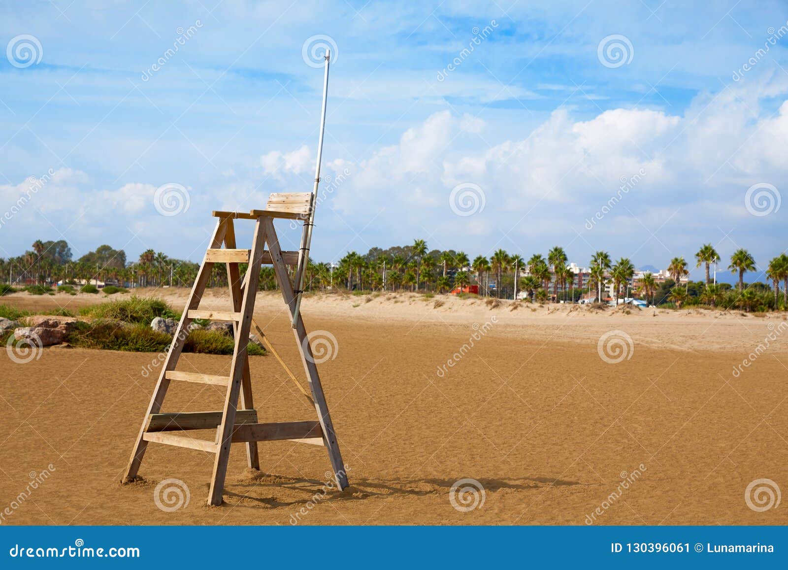 burriana beach in castellon of spain