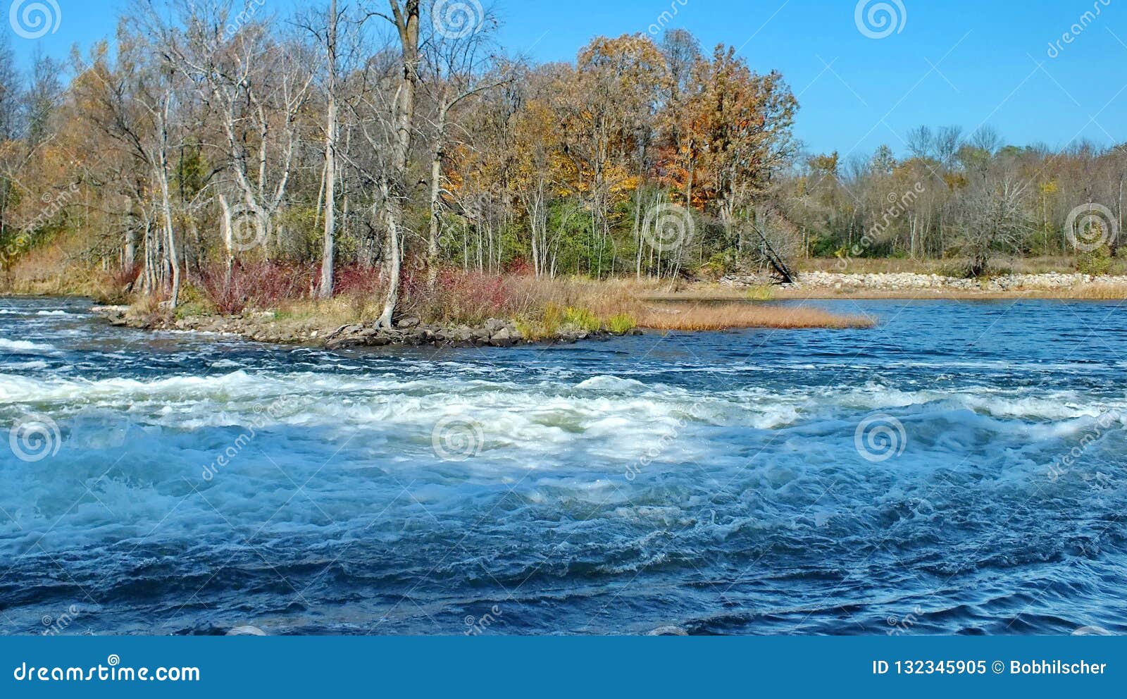 Burritts Rapids on the Rideau River Stock Image Image of travel