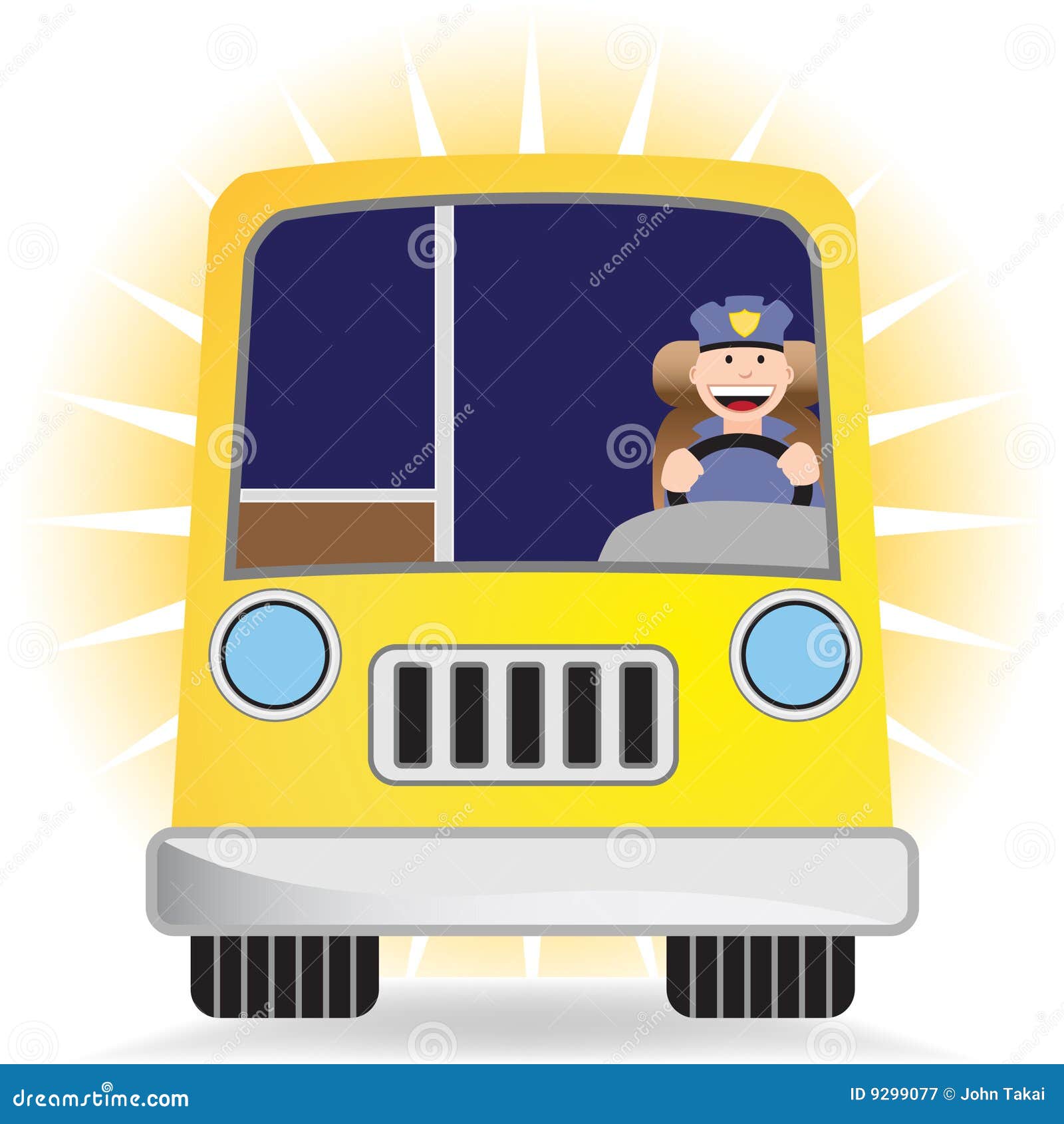 bus driver clipart black and white apple