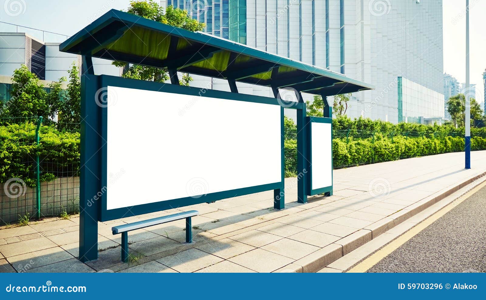 bus stop billboard