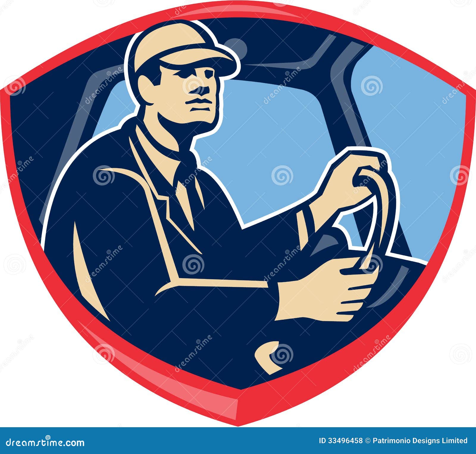 bus truck driver side shield