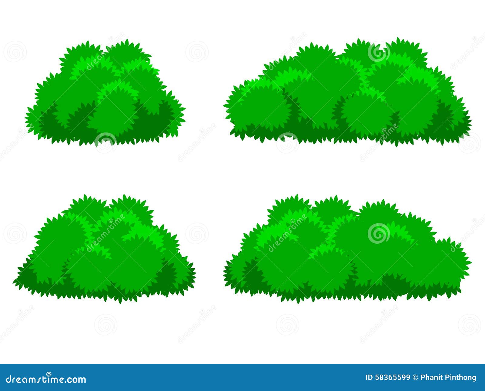Bush plants cartoon stock vector. Illustration of garden - 58365599 Bush plants cartoon stock vector. Illustration of garden - 58365599