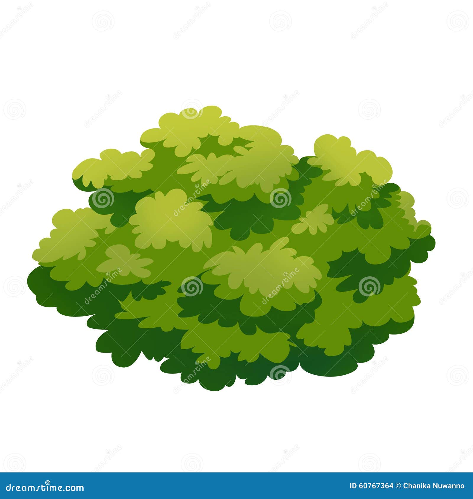 Bush stock illustration. Illustration of thicket, shrub - 60767364