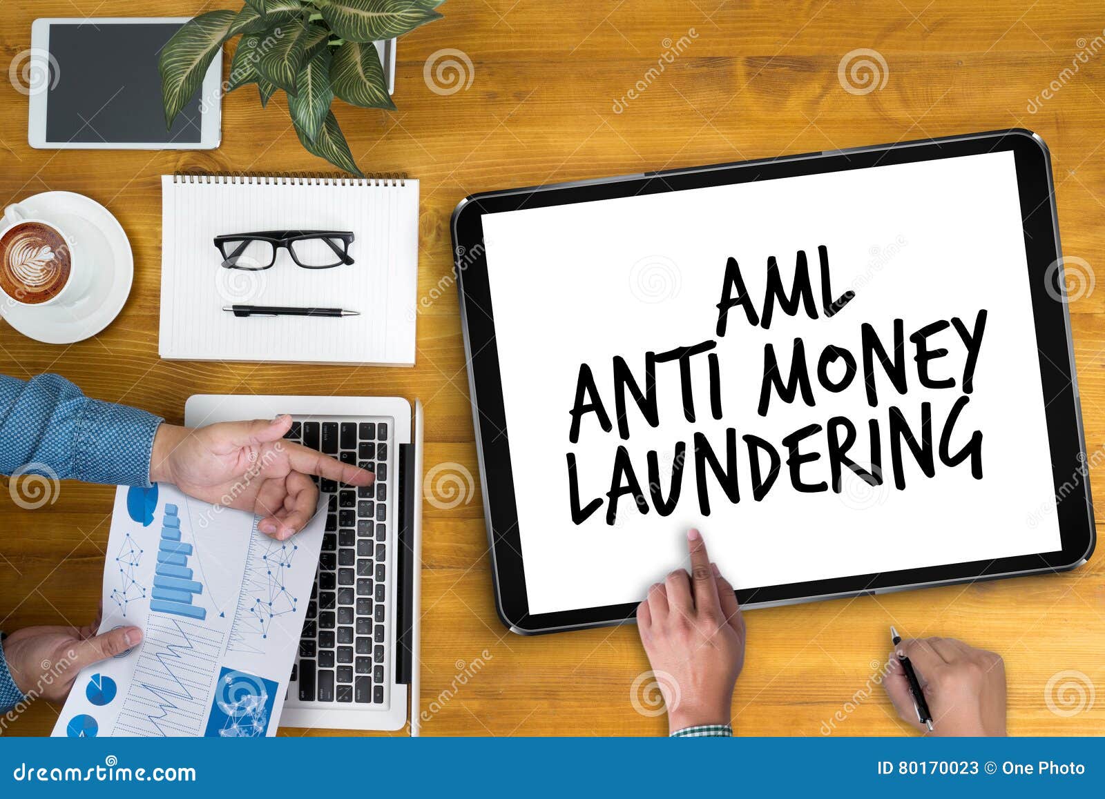 Business Acronym AML Anti Money Laundering Stock Image Image of