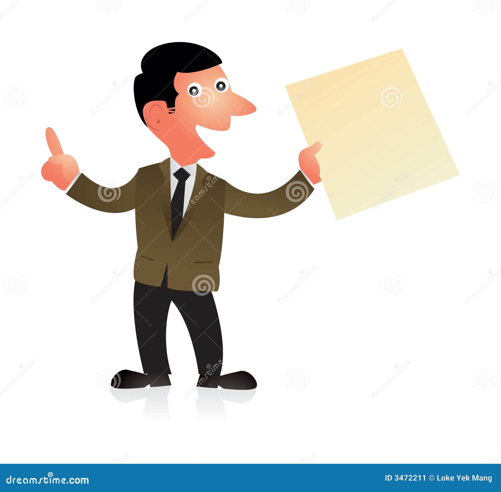 Business announcement stock illustration. Illustration of empty - 3472211