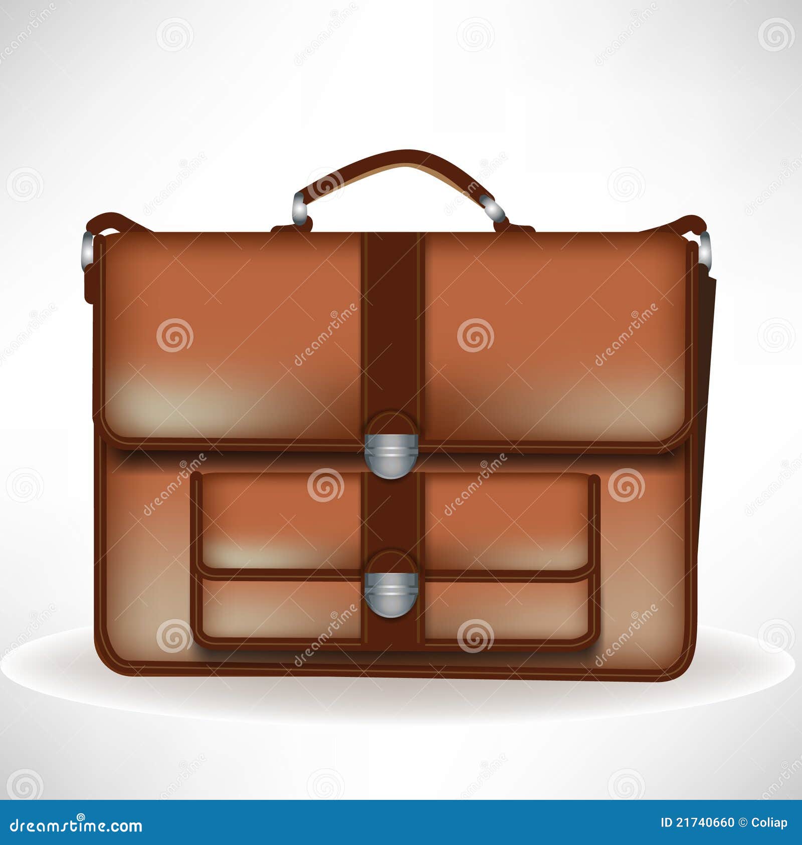 Business briefcase stock vector. Illustration of combination - 21740660