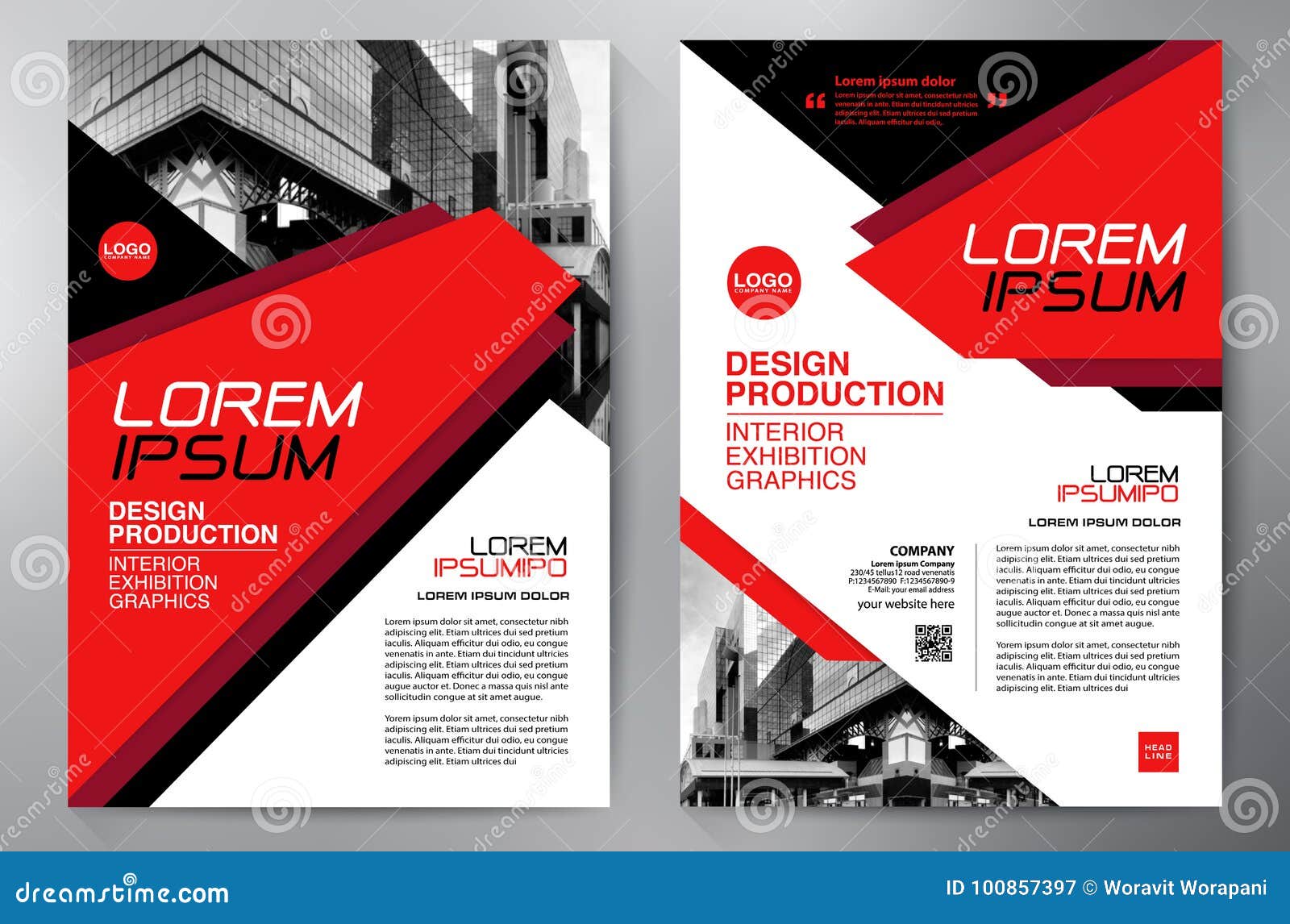 business brochure. flyer . leaflets a4 template. cover boo