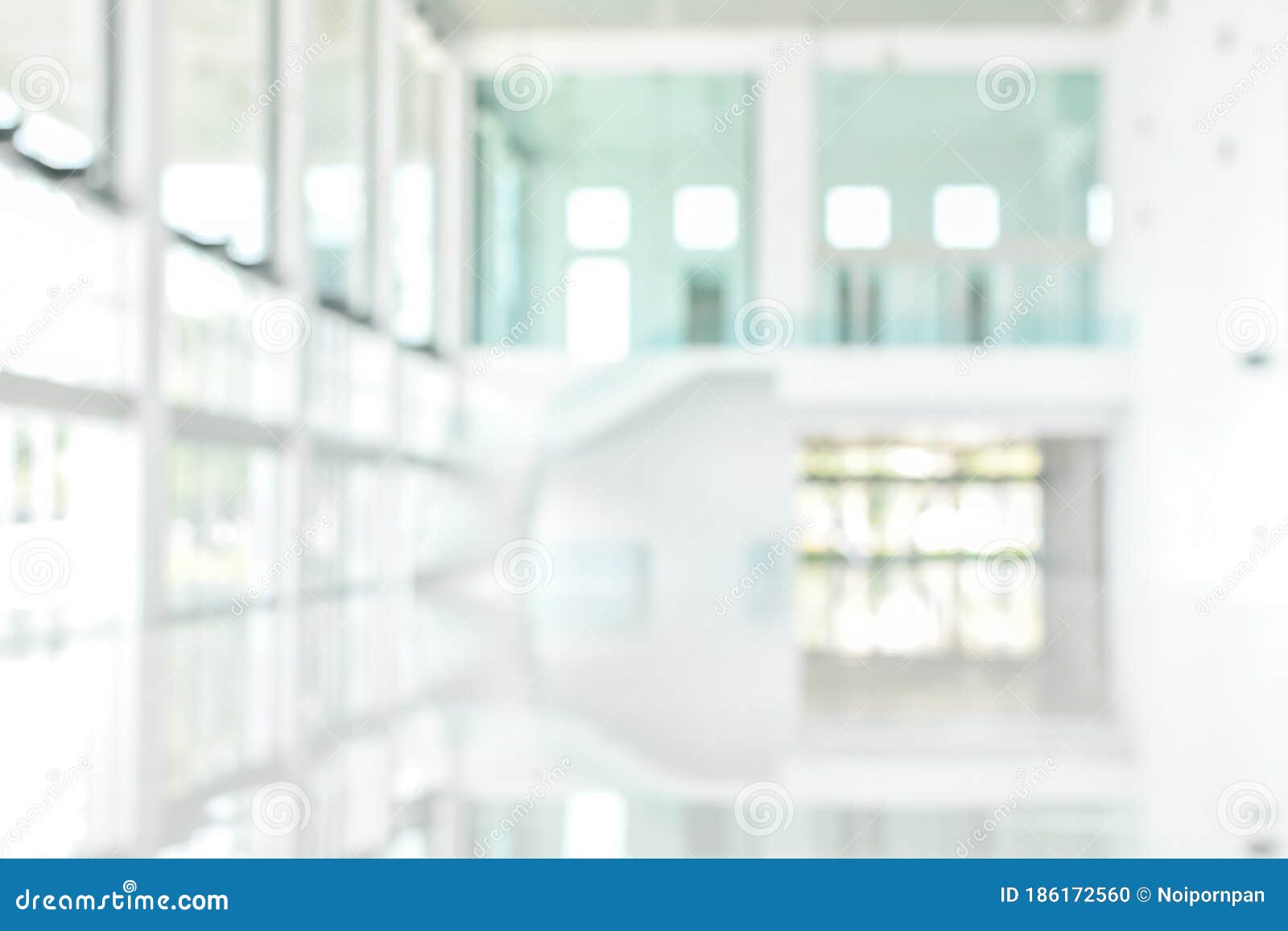 business building blur background office lobby reception hall interior or empty indoor foyer room with blurry light