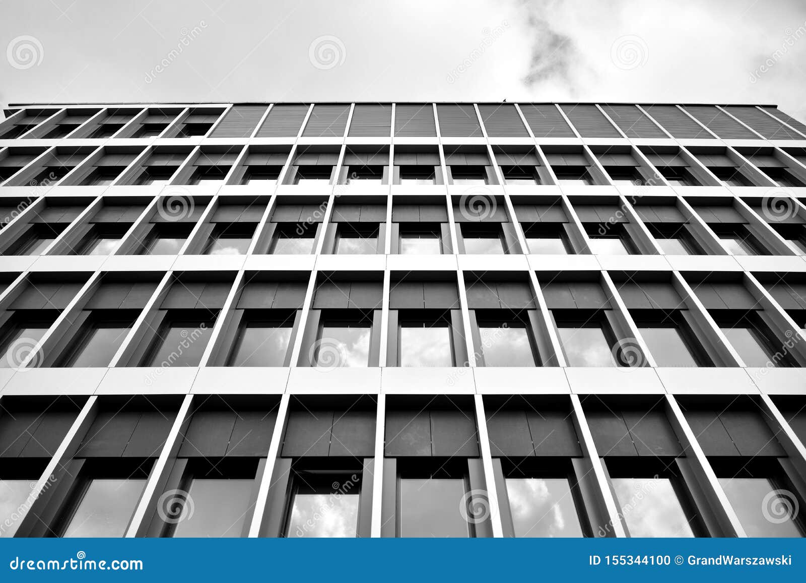 business buildings architecture. black and white.