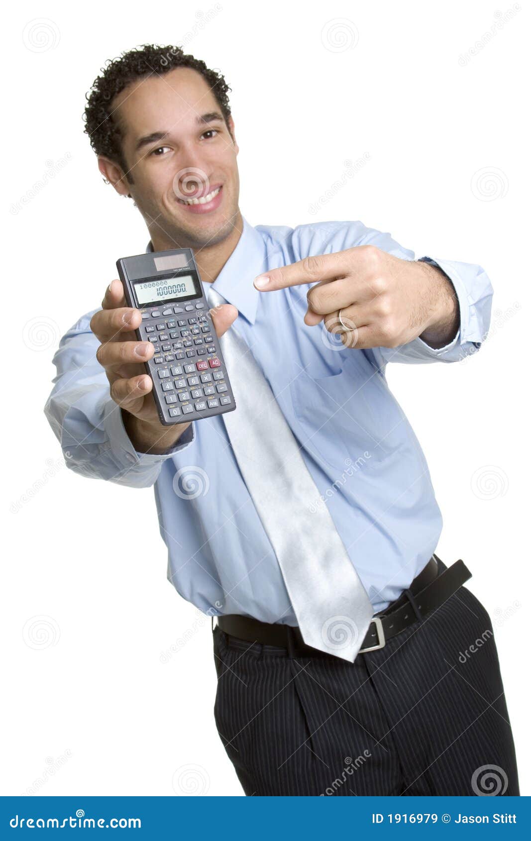 Business Calculator Man stock image. Image of happy, background 1916979