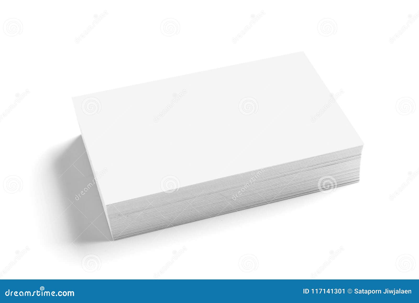 Business Card on Desk White Stock Image - Image of black, isolated ...