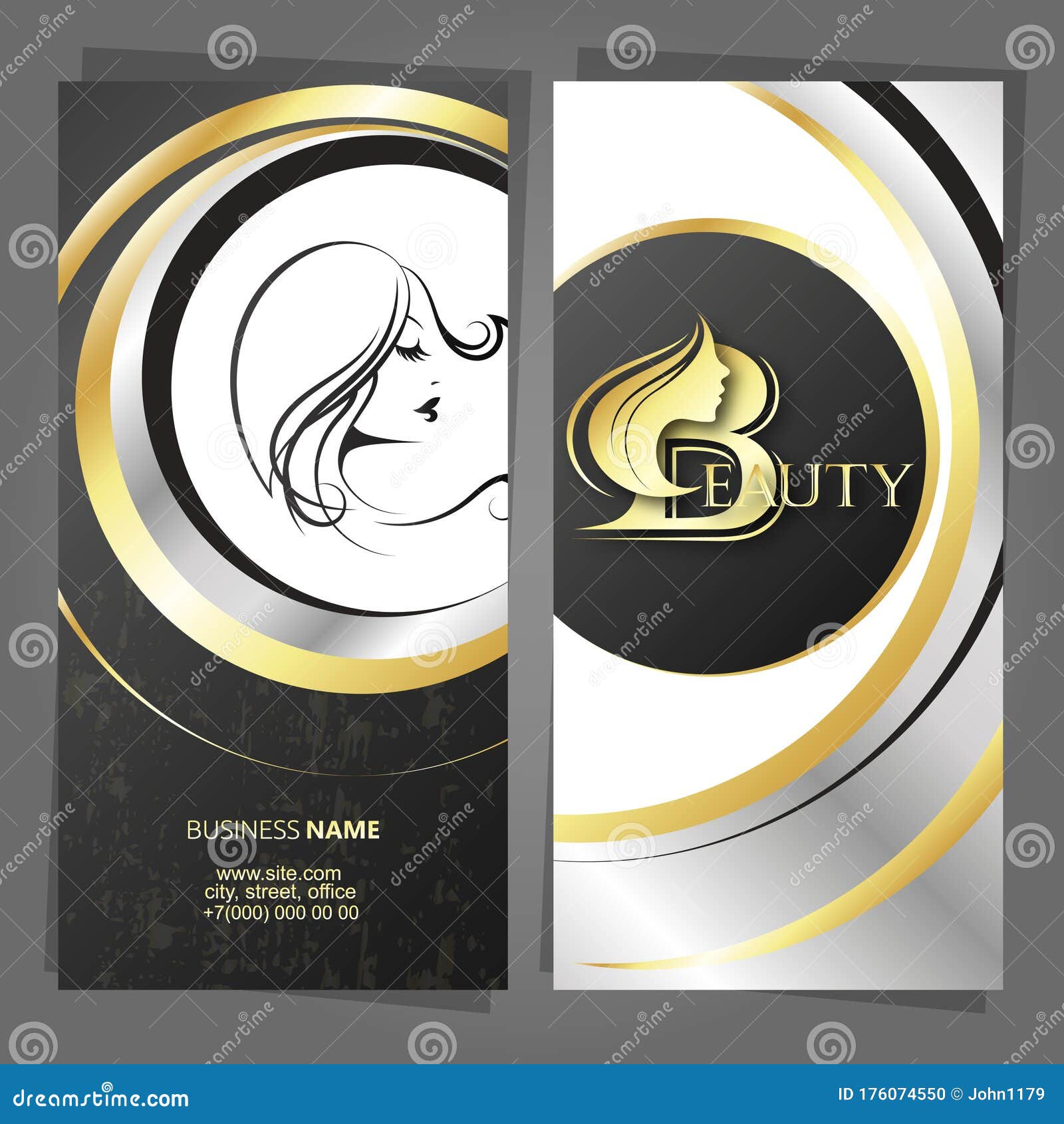 Business Card Hair Stylist Hair and Body Care Salon Stock Illustration -  Illustration of eps10, element: 176074550