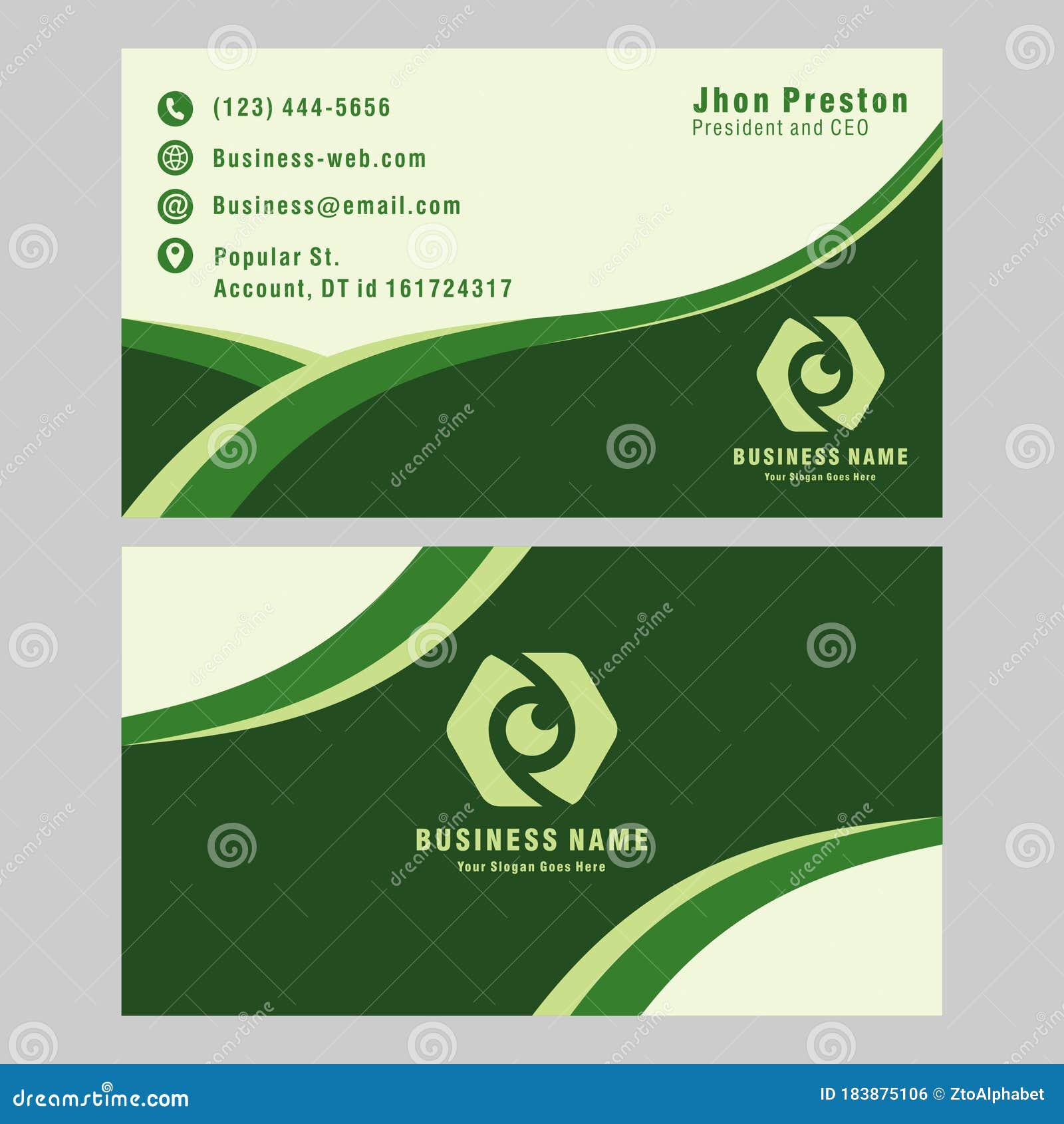 Business Card and Logo Templates Stock Vector - Illustration of For Business Logo Templates Free Download