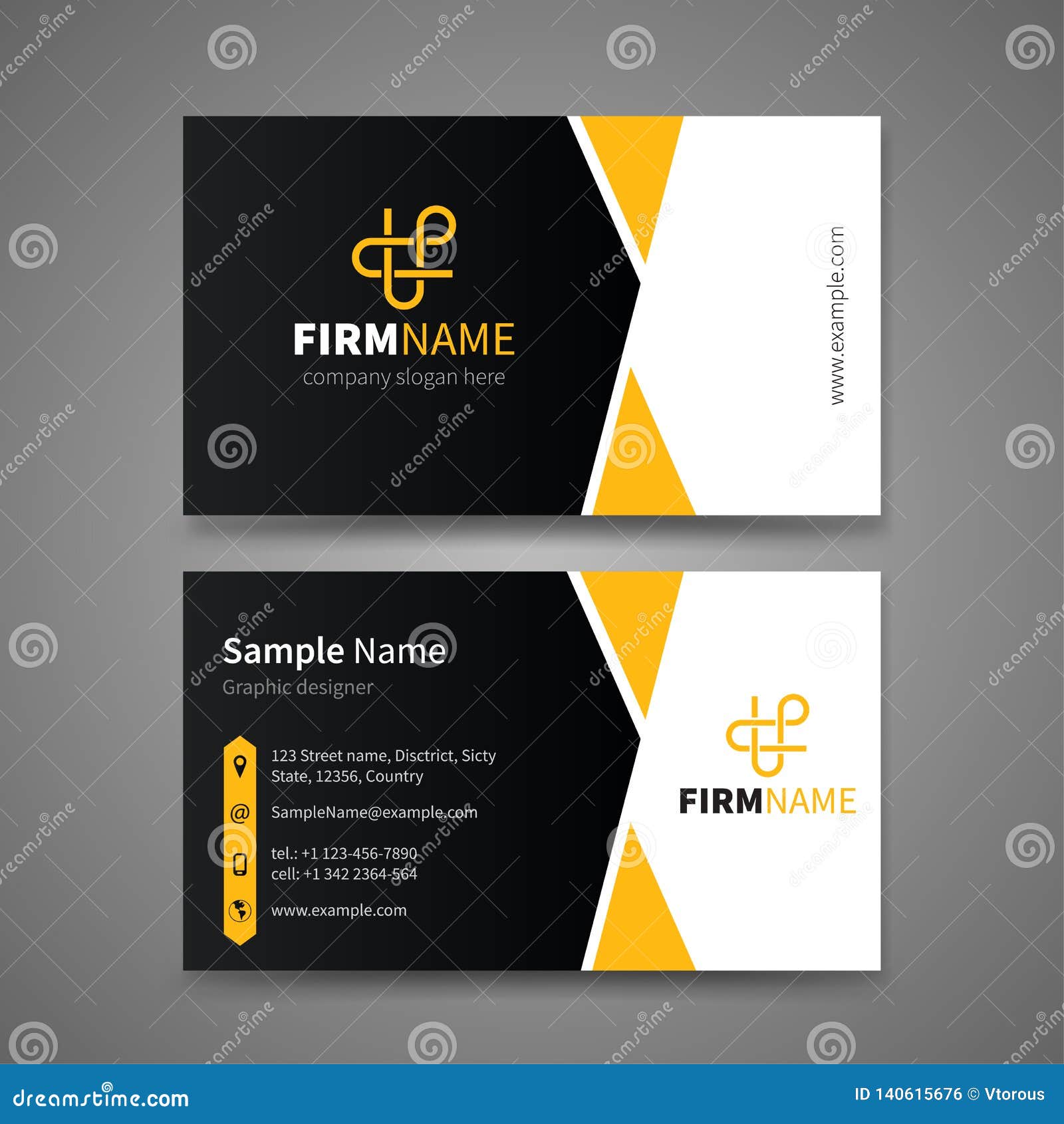 Business card templates stock vector. Illustration of abstract In Advertising Cards Templates