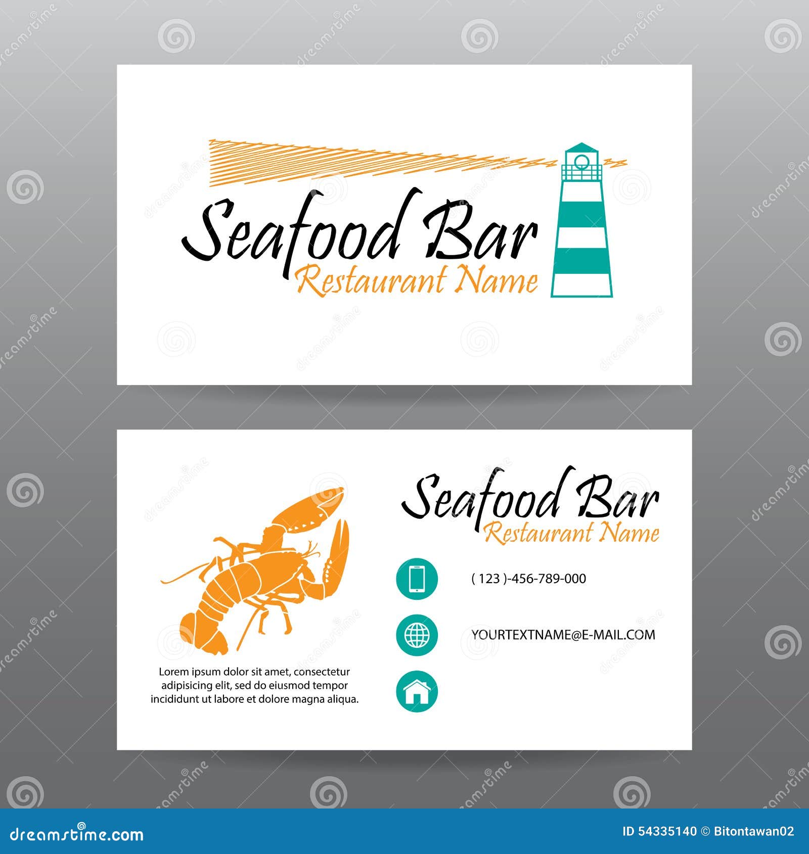 Business Card Vector Background,Restaurant Staff Stock Vector -  Illustration of icon, background: 54335140
