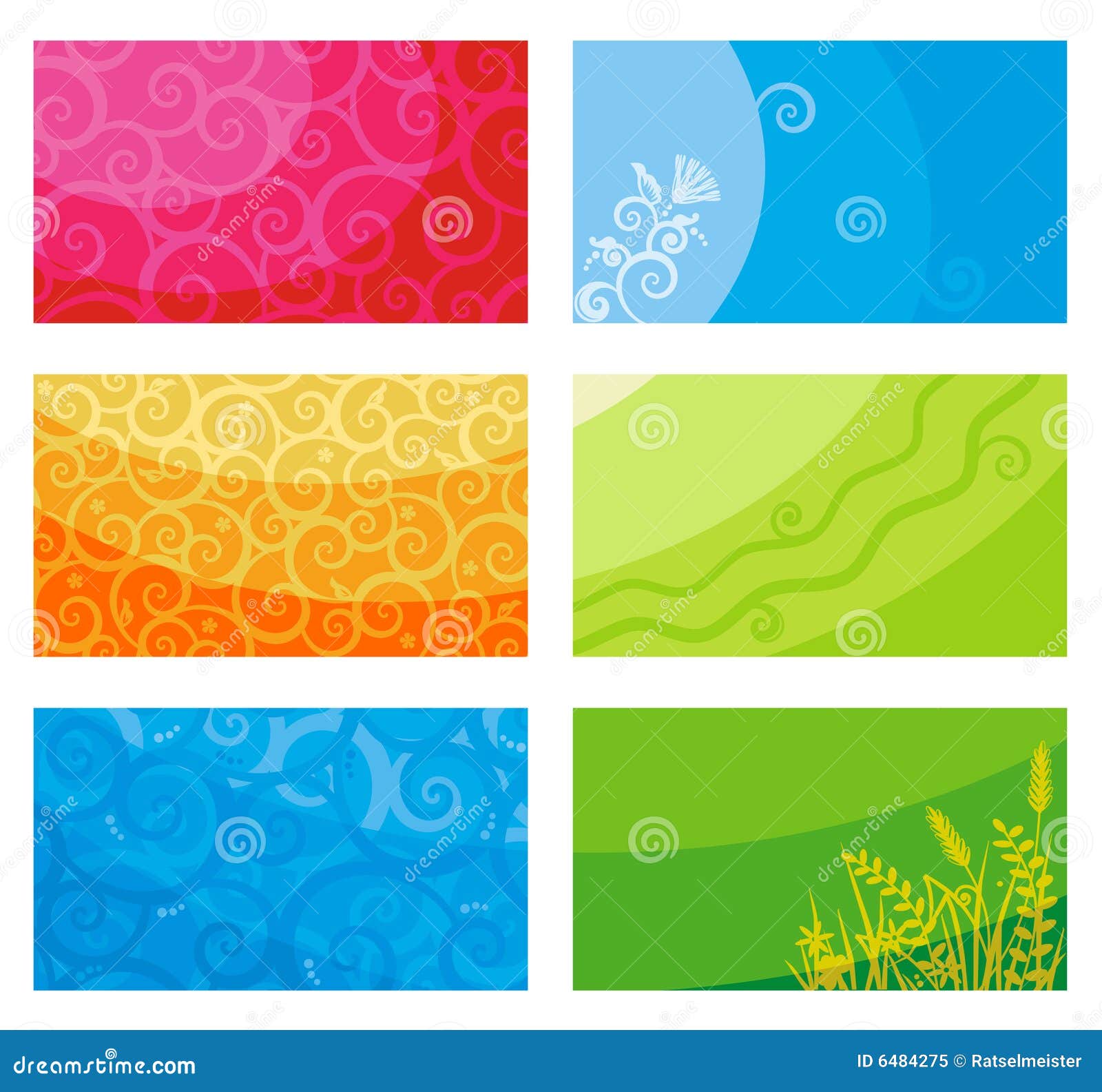 Business cards or banners stock vector. Illustration of modern 6484275