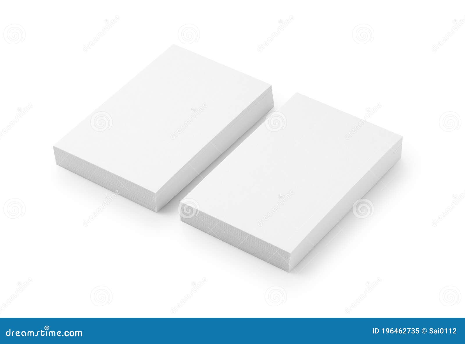 Business Cards on a White Background Stock Image Image of message, company 196462735