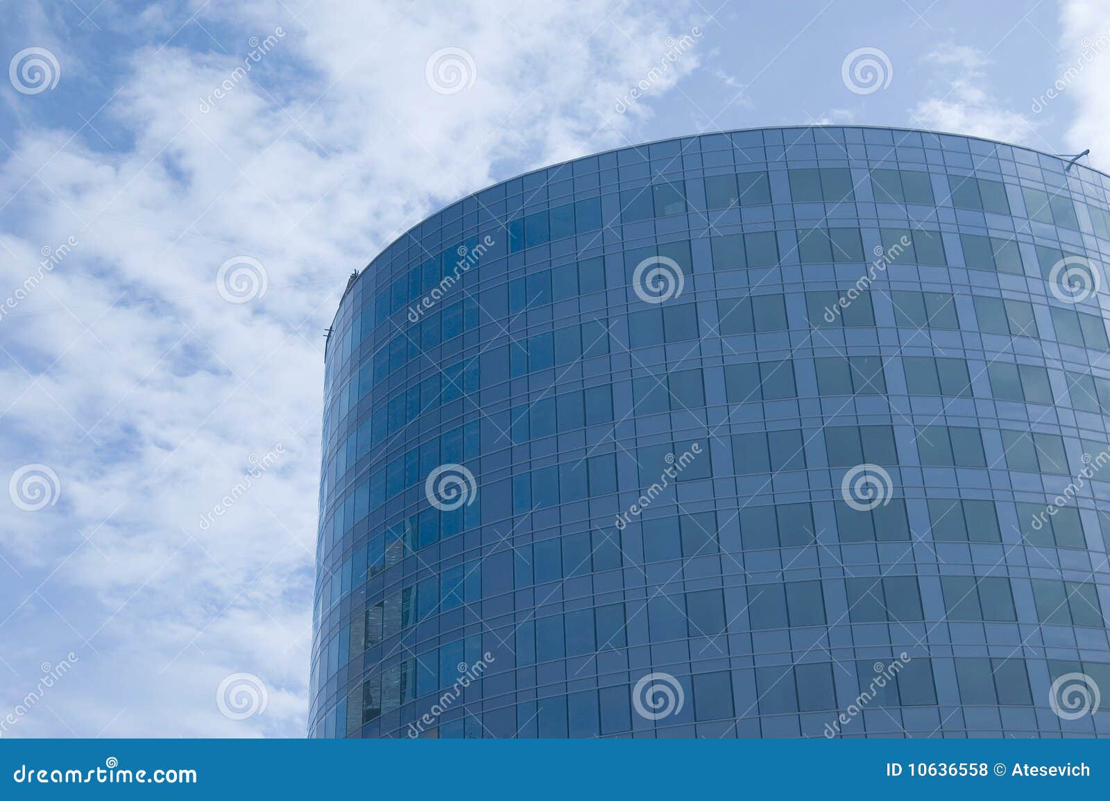 Business center, blue sky stock photo. Image of blue 10636558