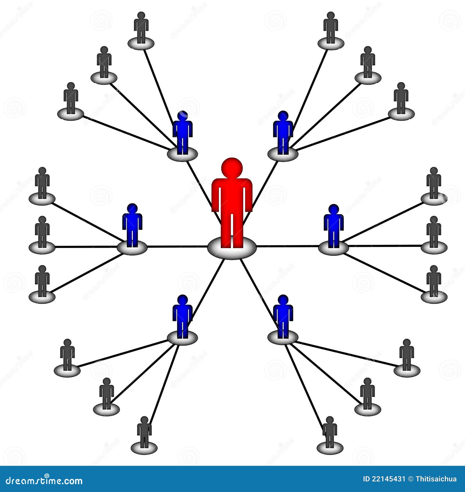 Business Center Network Connection Stock Illustration Illustration of