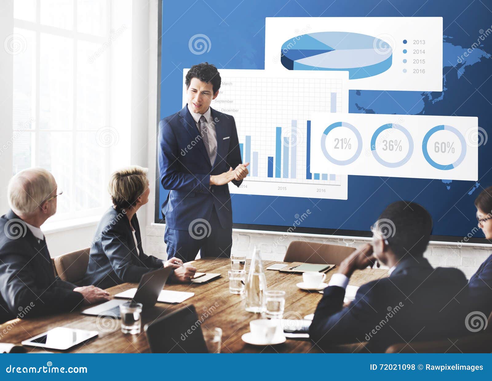 business chart organisation success concept