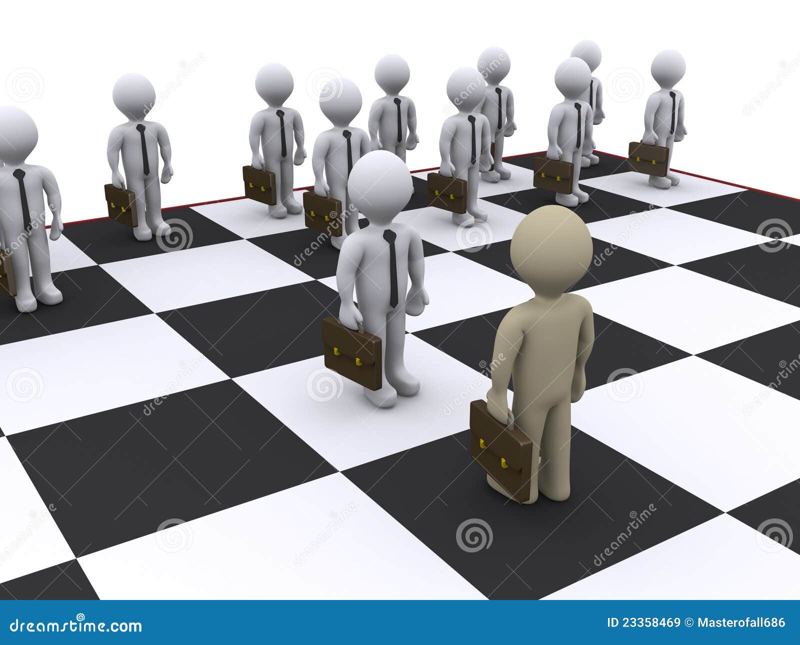Business chess stock illustration. Illustration of game - 23358469