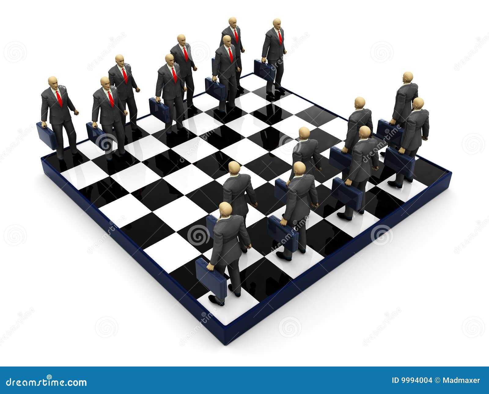 Business chess stock illustration. Illustration of concepts - 9994004